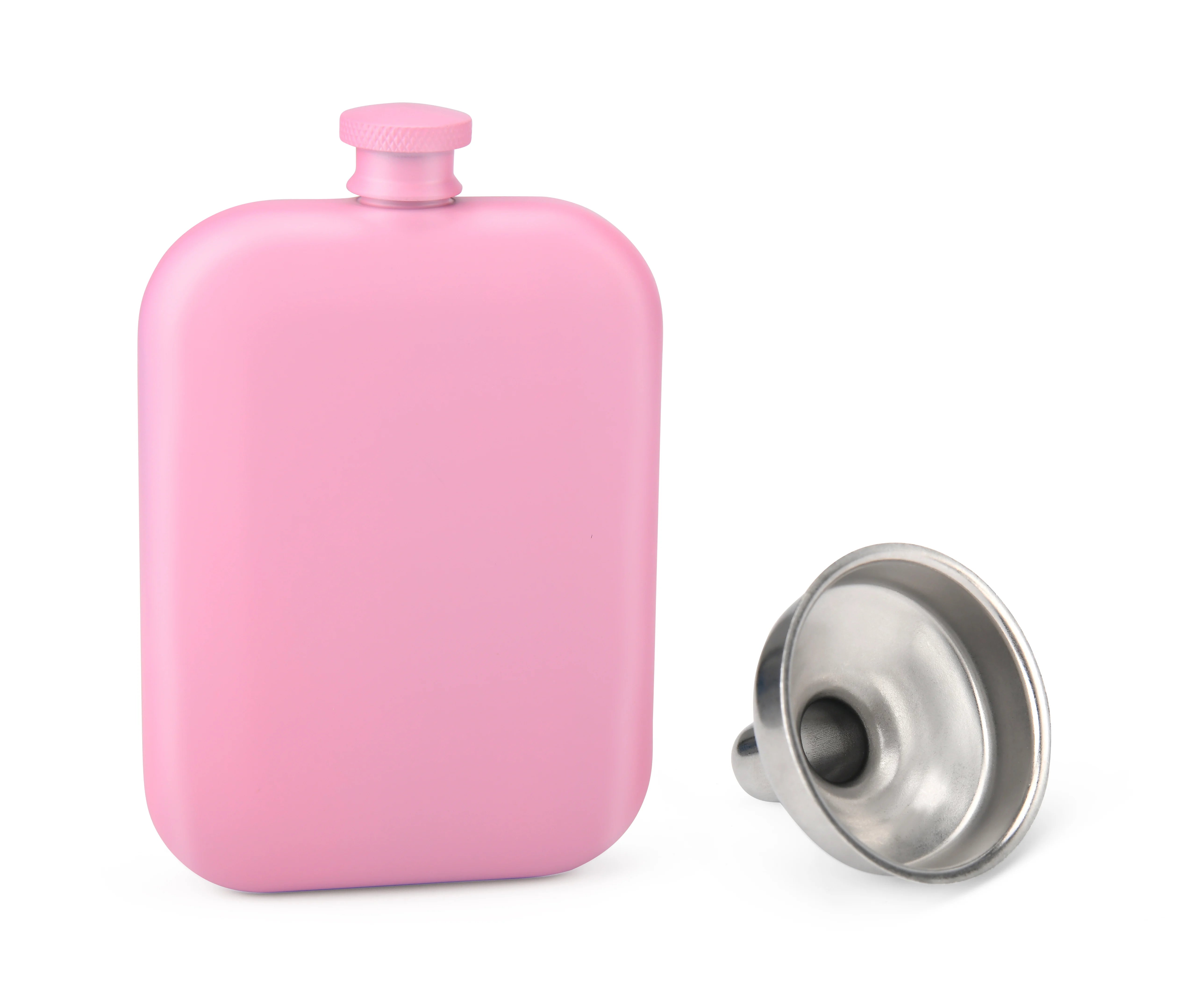 Matte Coloured Hip Flasks