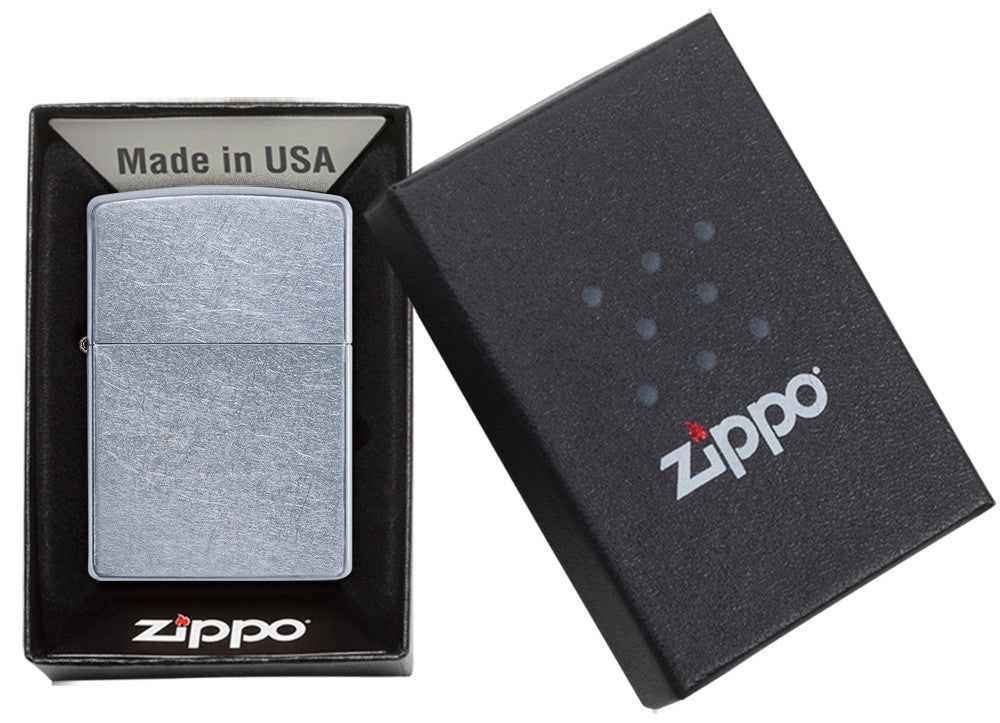 Zippo Street Chrome Lighter
