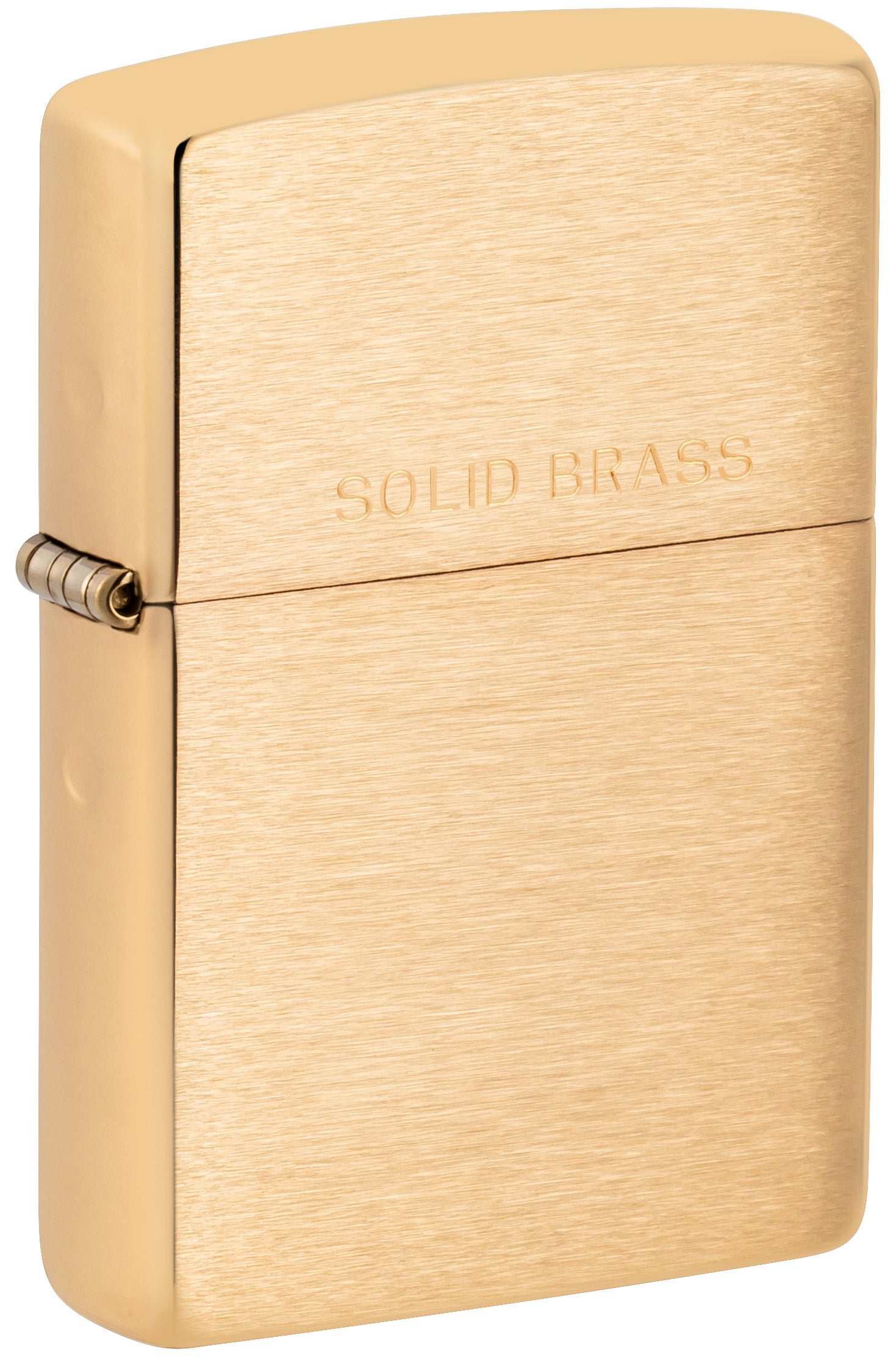 Zippo Brushed Brass Lighter