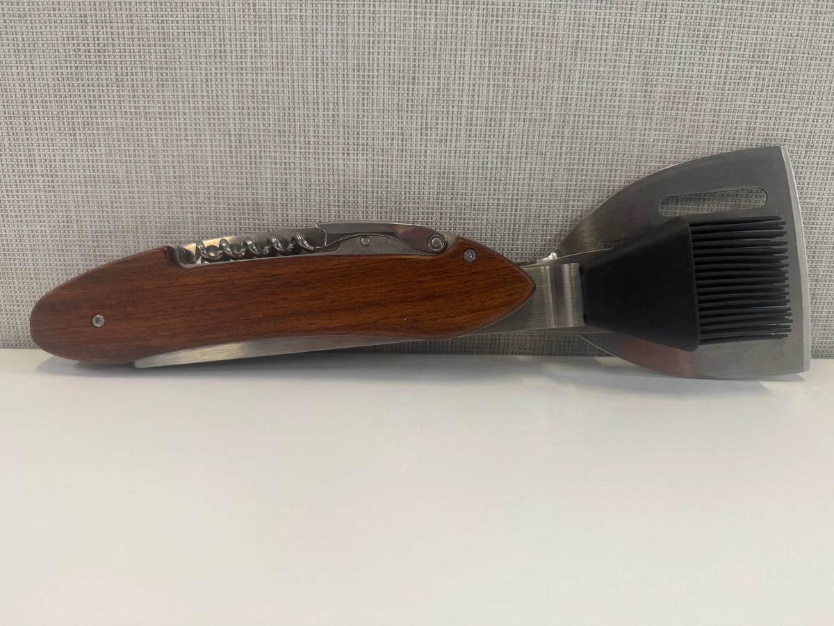 Wooden BBQ Multitool Multi-Tool