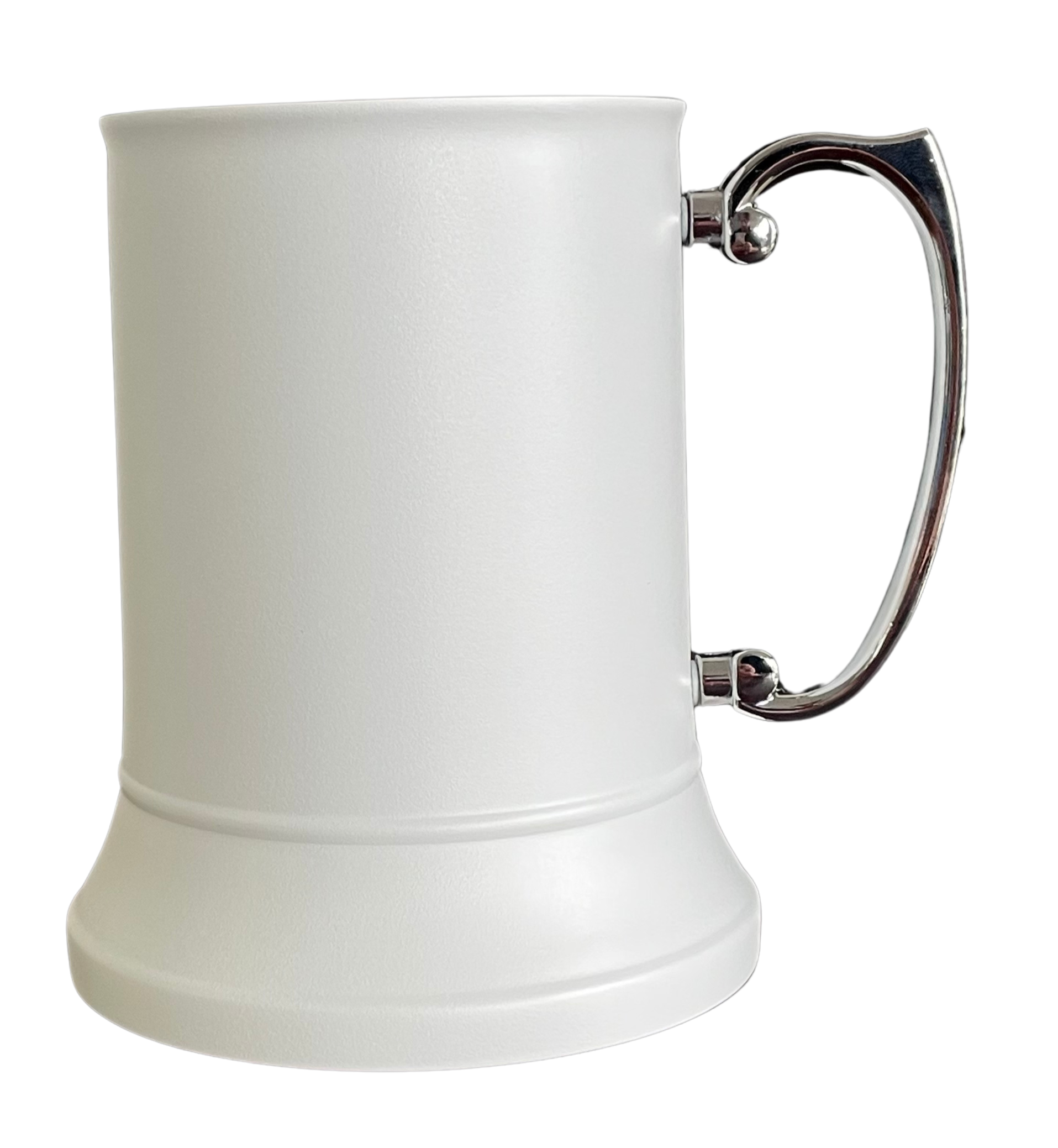 Matte White Tankard -  Stainless Steel - Add Personalisation