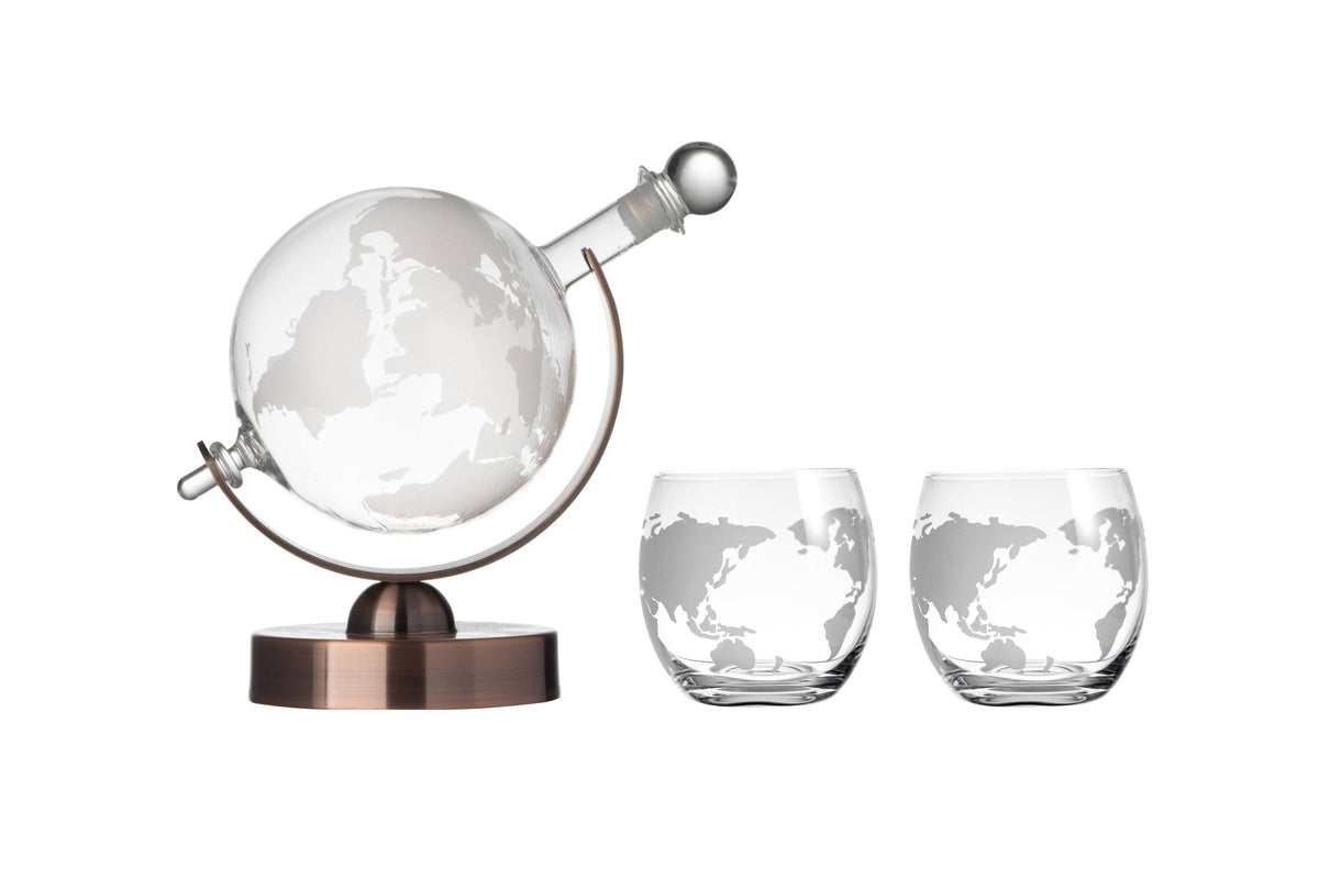 Globe Decanter & Glass Set