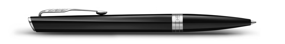 Parker Pen Meridian Black Chrome Trim Parker Ball Point Pen