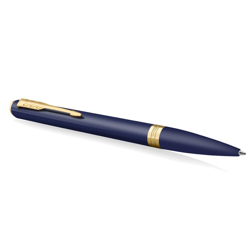 Parker Pen Meridian Blue Gold Trim Parker Ball Point Pen