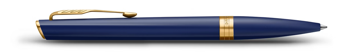 Parker Pen Meridian Blue Gold Trim Parker Ball Point Pen