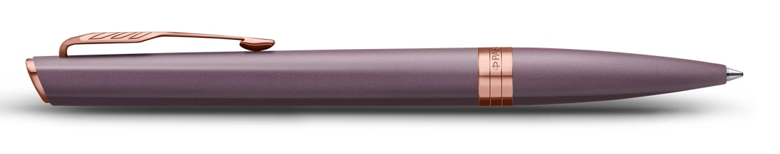 Parker Pen Meridian Purple Pink Gold Trim Parker Ball Point Pen