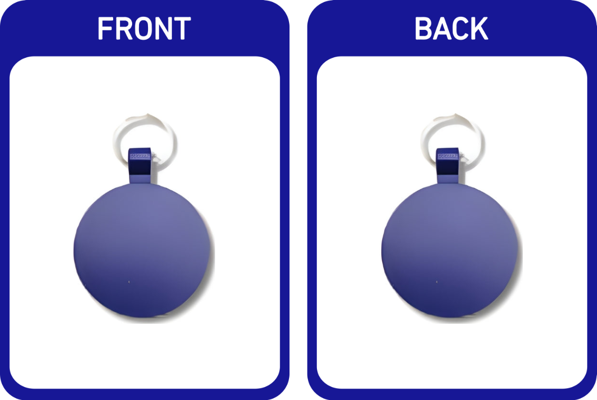 Matte Coloured Circle Pet Tags