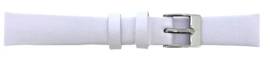 White Soft Calf Leather Watch Band