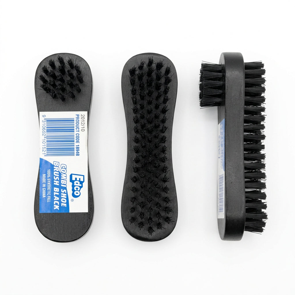 Edco Combi Shoe Brush Black