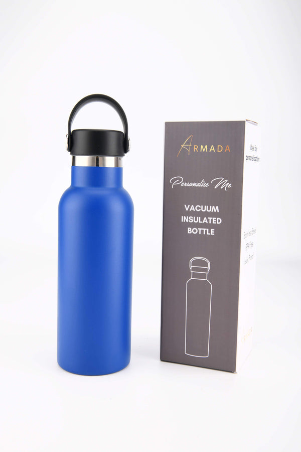 Blue Engravable Water Bottle