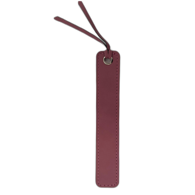 Personalised Faux Leather Brown Bookmark