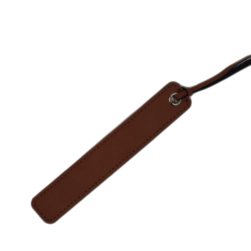 Faux leather brown bookmark personalise and engraved
