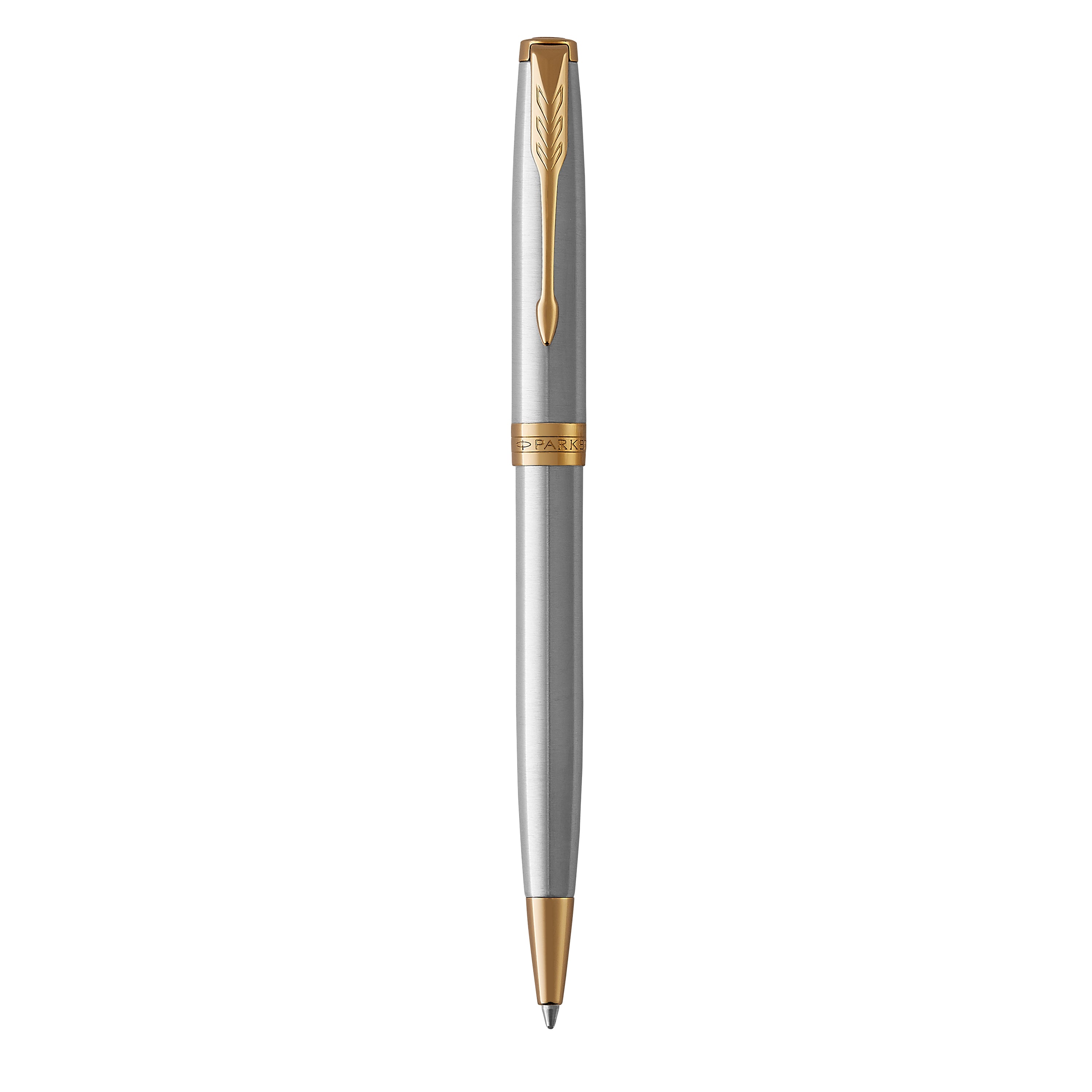 Parker Sonnet Silver Gold Ball Point Pen