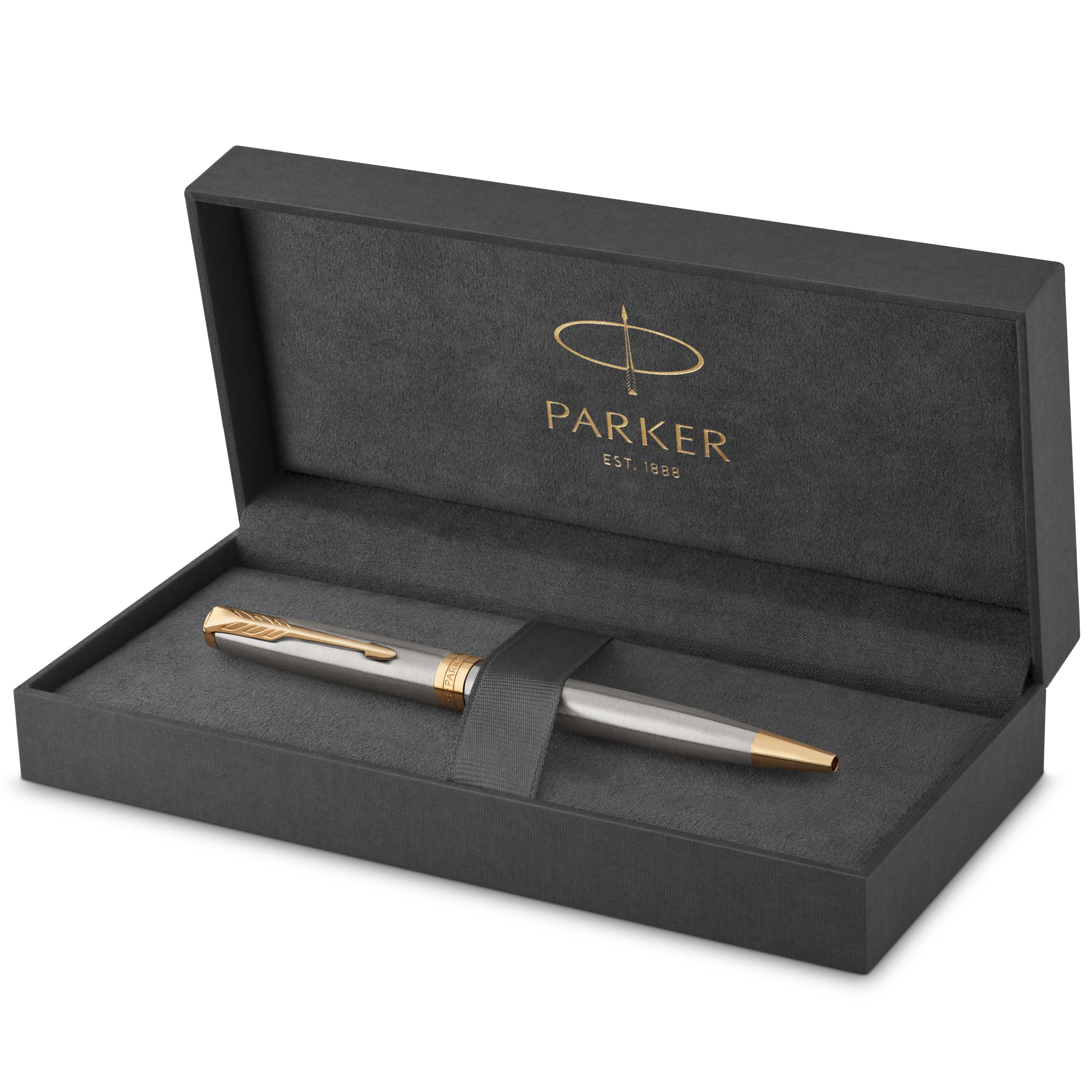Parker Sonnet Silver Gold Ball Point Pen