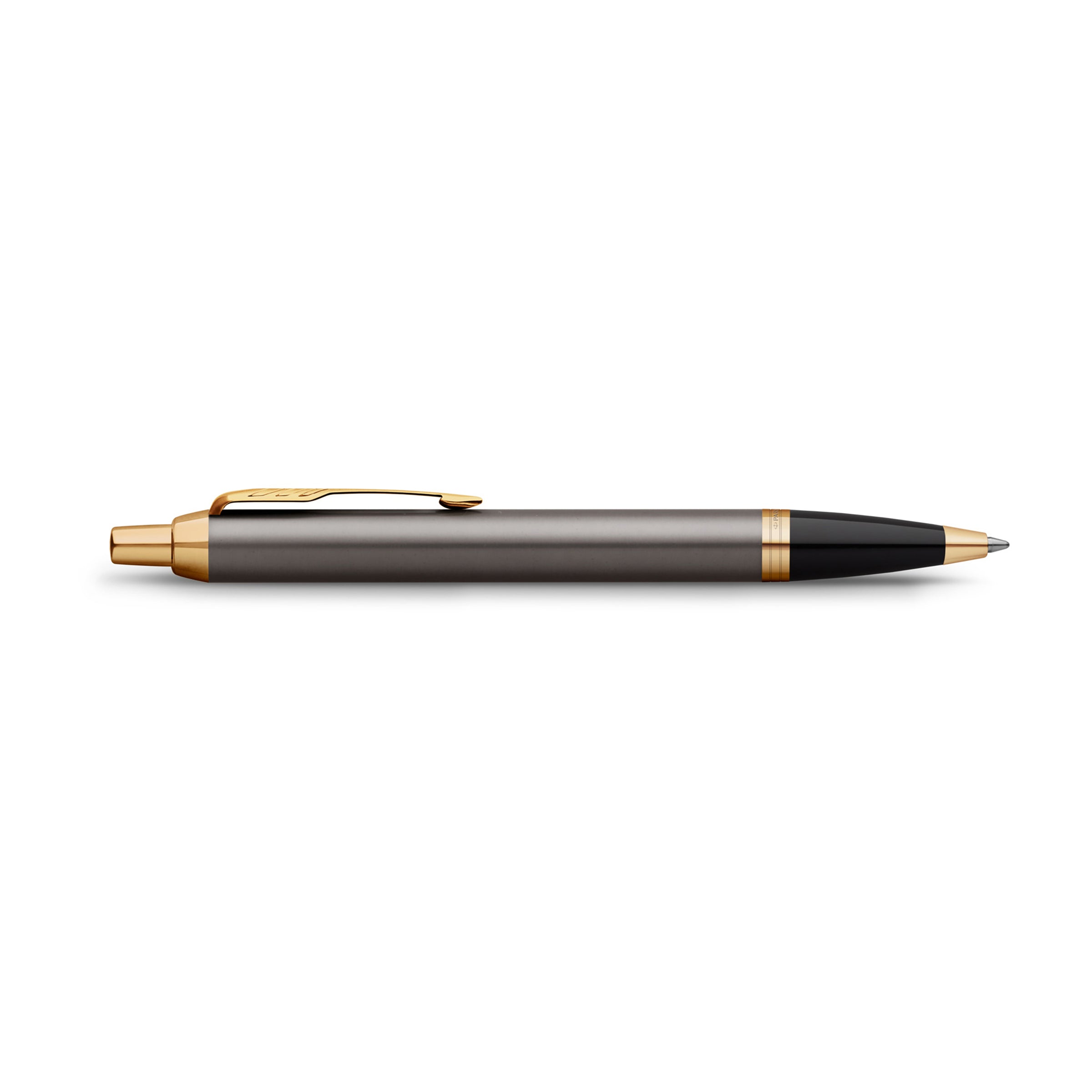 Parker Pen IM Core Grey/Gold Trim Ball Point Pen