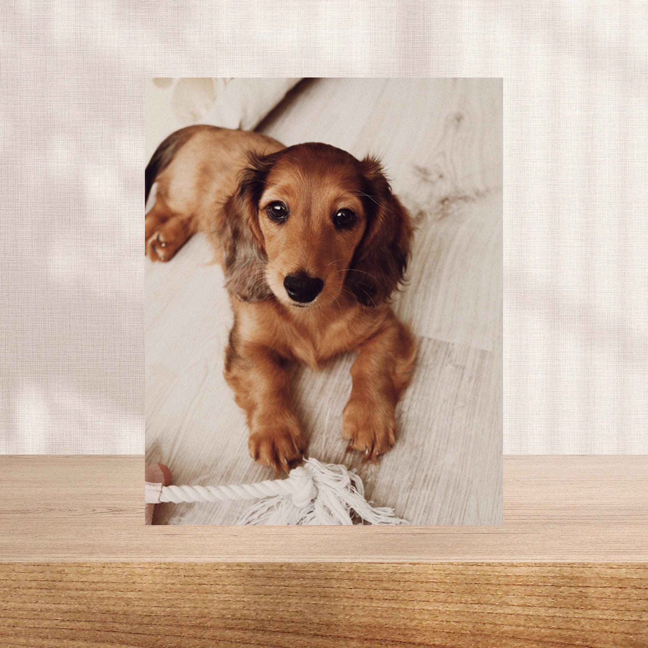 Wood Rectangle Photo Block