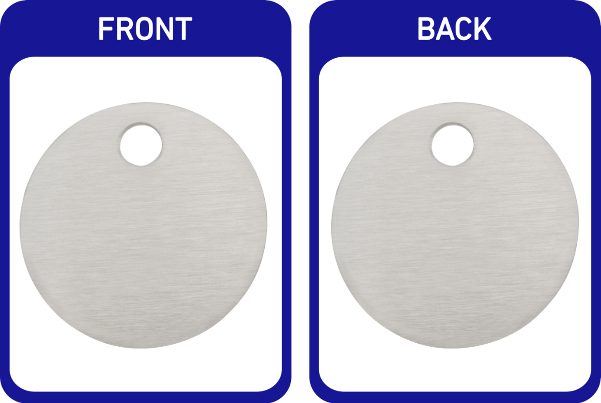 Nickel Pet Tags
