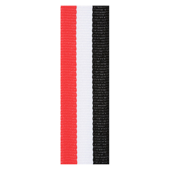Red / White / Black Ribbon