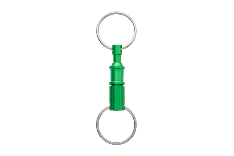 Quick Release 2 Way Pull Apart Anodised Key Ring Accessory