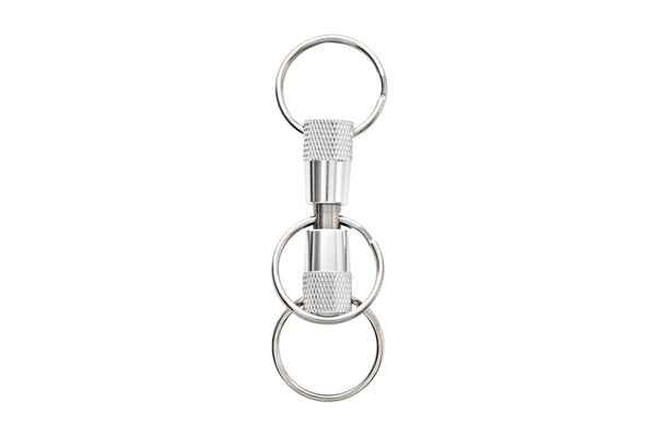 Quick Release 3 Way Pull Apart Key Ring Accessory