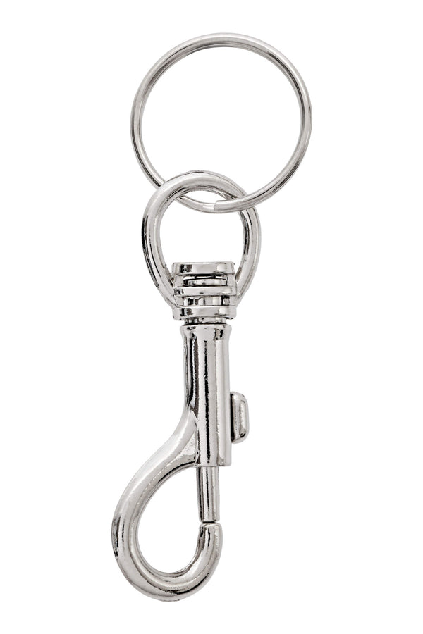 Jeans Clasp Key Ring Accessory Chrome