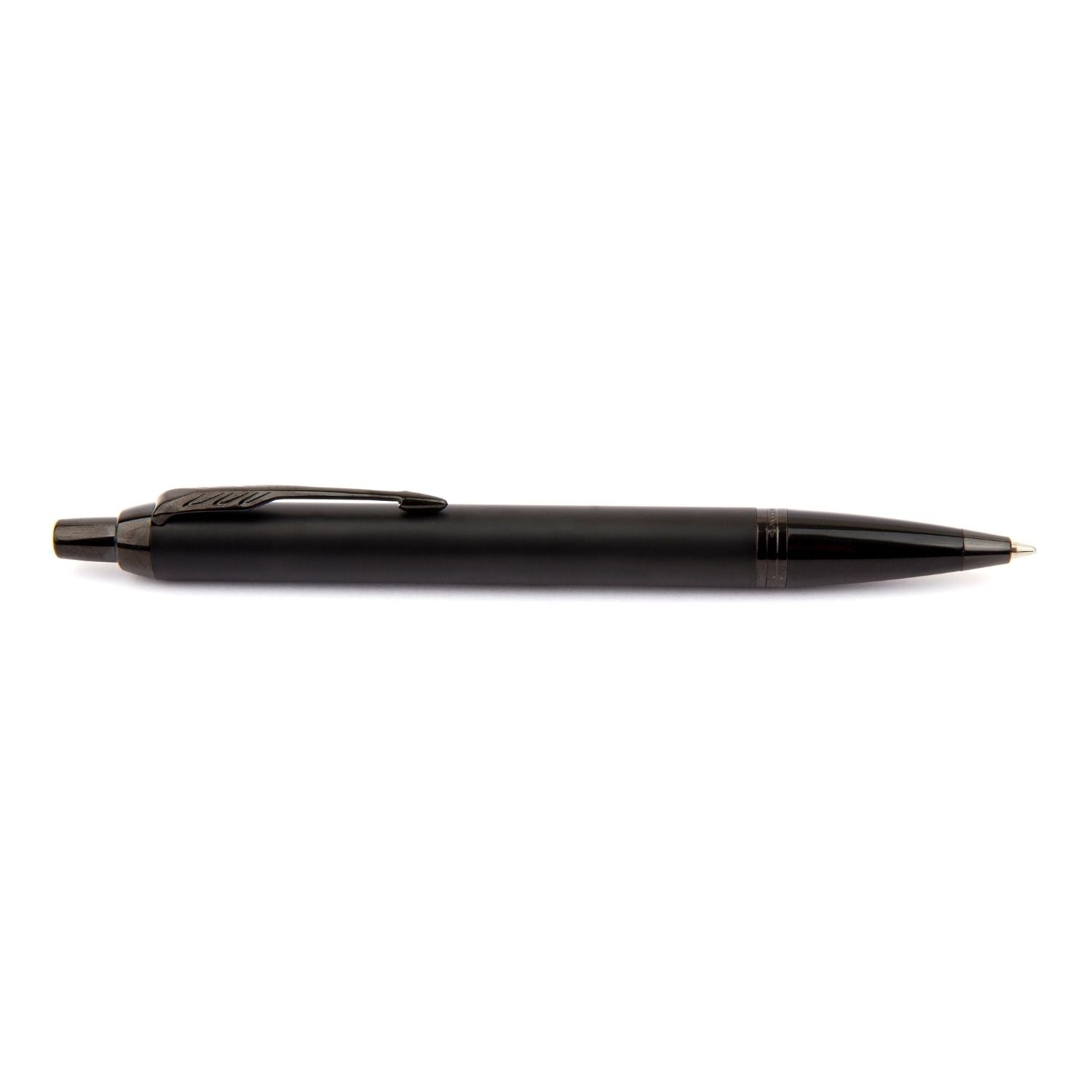 PARKER IM ACHROMATIC MATTE BLK BLACK TRIM BALL POINT PEN 2