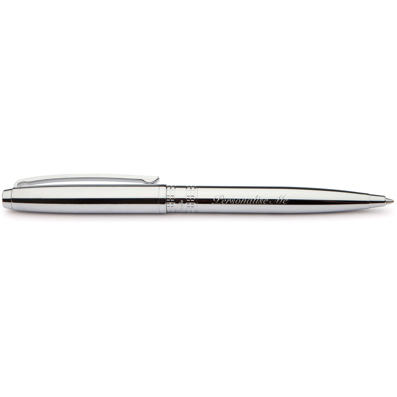 Classic Pen Chrome Plated - Personalise with Engraving