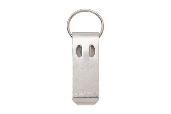 Secure Belt Key Clip Key Ring Accessory Chrome
