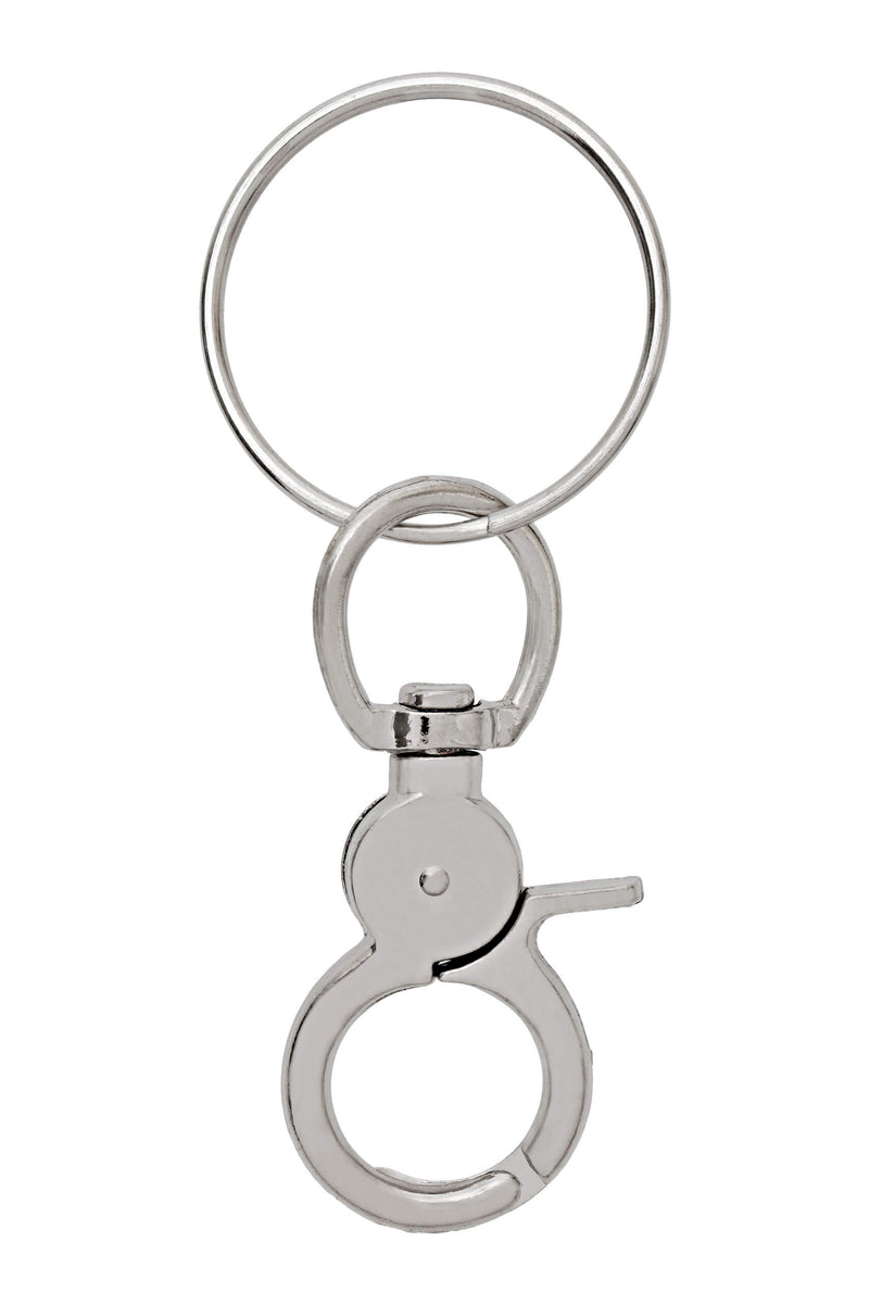 Trigger Snap Hook Key Ring Accessory Chrome