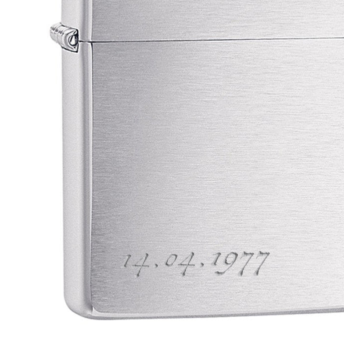 Brushed Chrome Zippo
