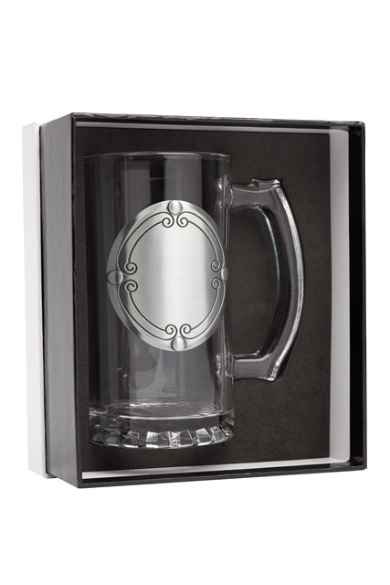 Glass Beer Tankard 380ml - Personalised Gifts