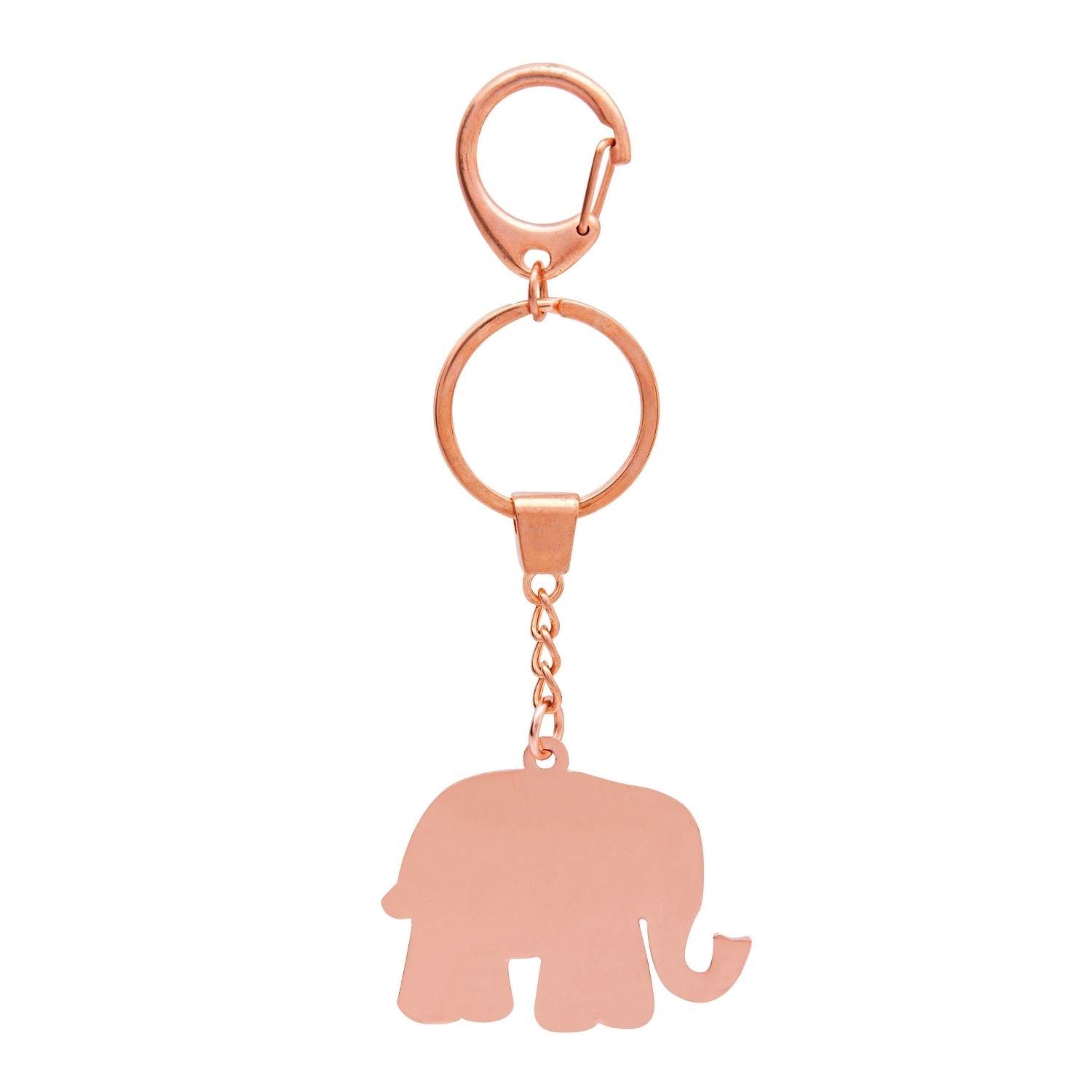 Mandala Elephant Keyring