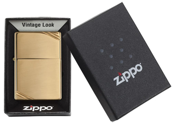 Zippo High Polish Brass Vintage-2833