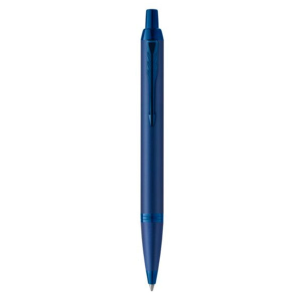 Blue Parker IM Monochrome Ballpoint Pen – Luxury Professional Writing Instrument