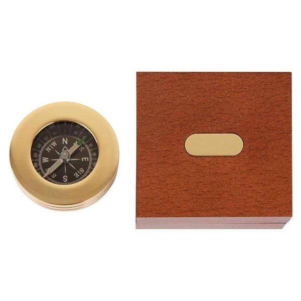 Brass Compass 2 Inch - Pocket Compass with Box