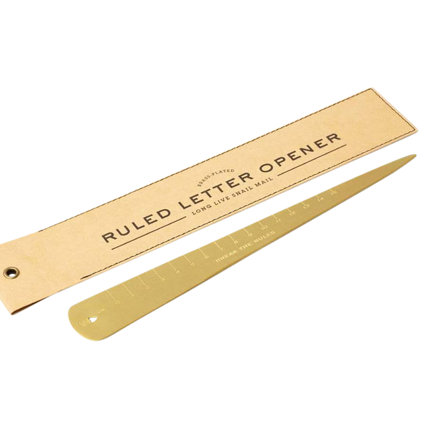 Brass Letter Opener - Unique Personalised Gift Idea