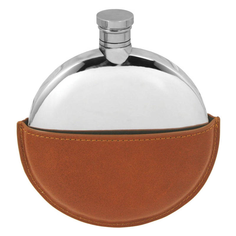 British Pewter Eclipse Hipflask 1