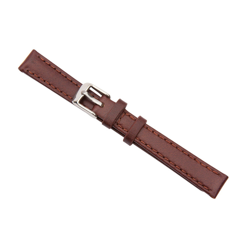 Brown calf leather watch band 12mm 2520112 1