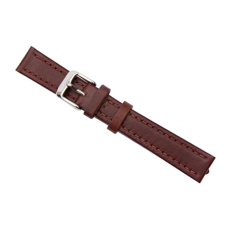 Brown calf leather watch band 16mm 2520116 1