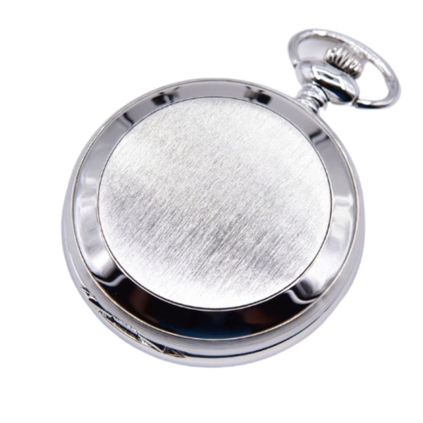 Brushed Silver Pocket Watch 2