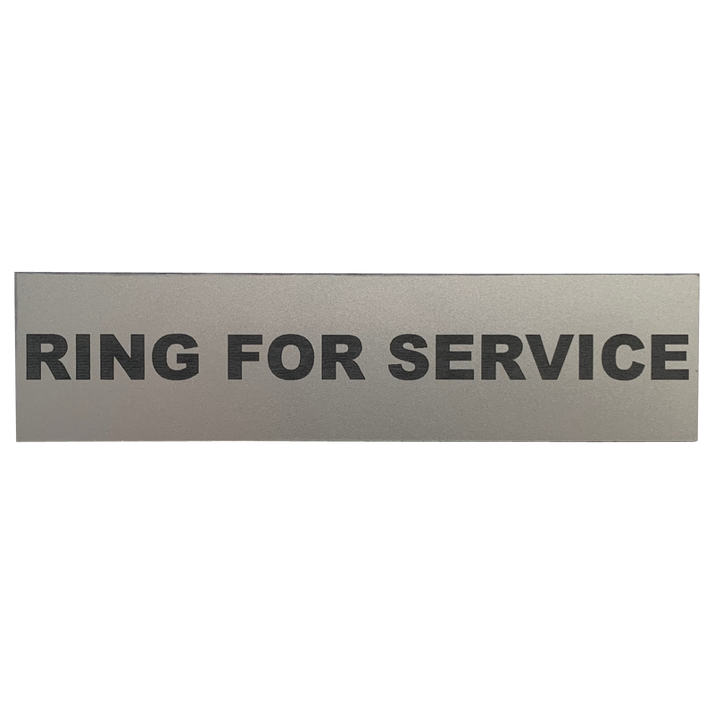 Ring for Service Sign