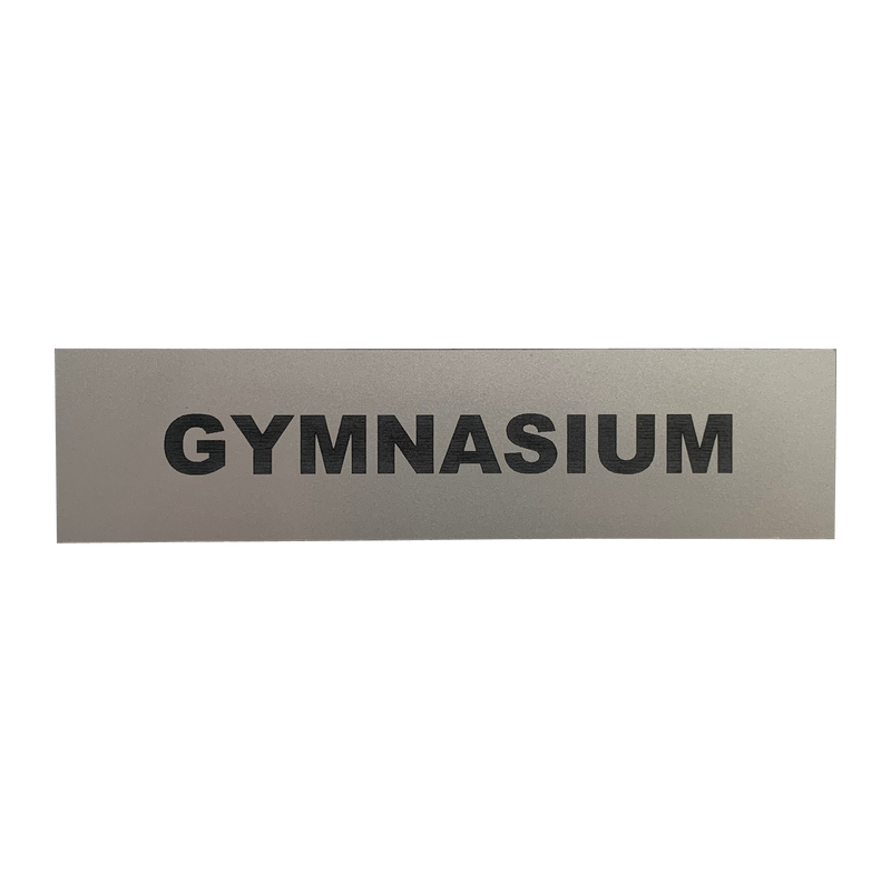 Gymnasium Sign