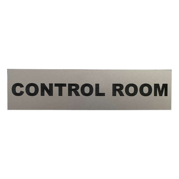 Control Room Sign