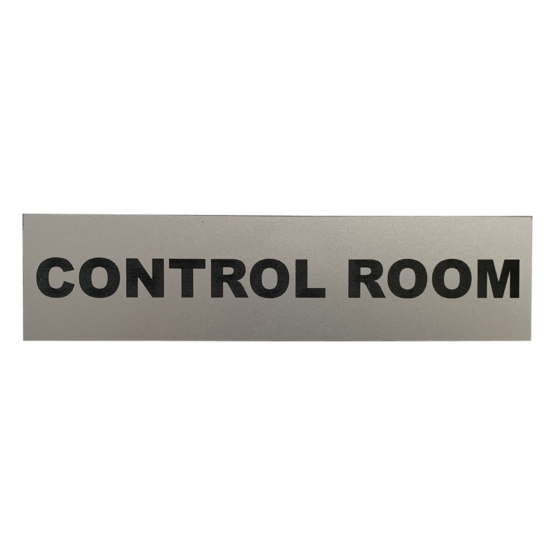 Control Room Sign