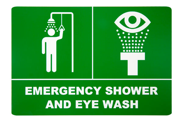 Emergency Shower and Eye Wash Sign