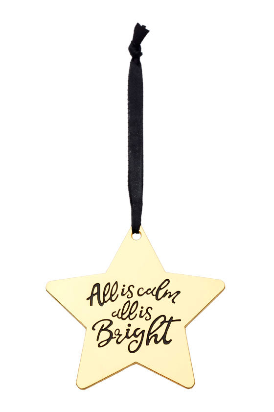 All Is Calm All Is Bright - Christmas Keepsake
