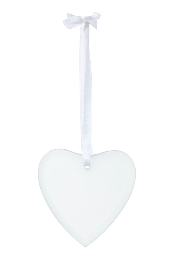 Glass Heart Christmas Keepsake