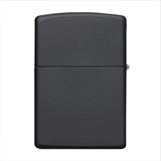 Matte Black Zippo Lighter - Classic Windproof Lighter by Zippo