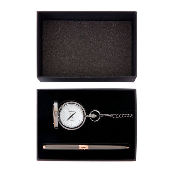 Pen and Pocket Watch Gift Set - Stylish Personalised Gift Idea