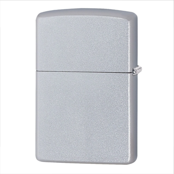 Satin Chrome Zippo Lighter - Add Engraving